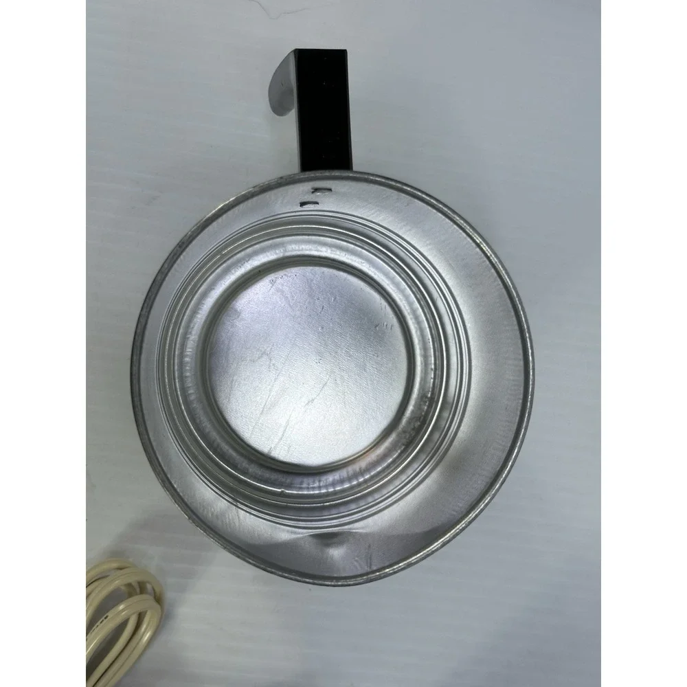 Vintage 4 Cup Electric Hot Pot Original Packaging Bright Polished‎ Aluminum AIM